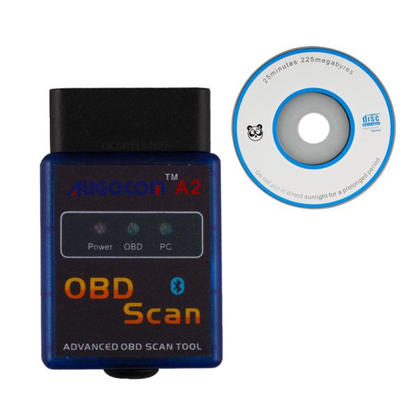 AUGOCOM A2 ELM327 Vgate Scan Advanced OBD2 Bluetooth Scan Tool V2.1(Support Android And Symbian)