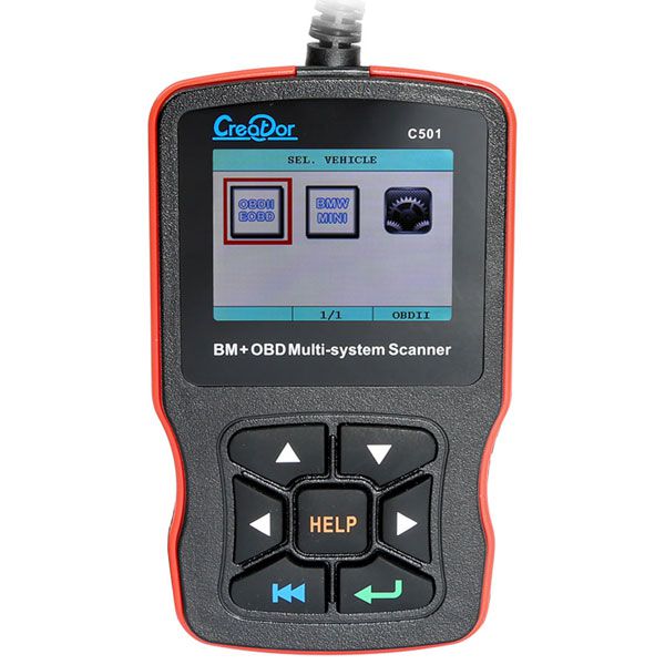 Creator C501 OBD 2 Car Diagnostic for BMW e46 e39 e90 e60 Diagnostic Scanner Code Reader AC EPS Oil Service Reset EPB ABS Airbag
