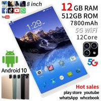 Newest 5G Tablet PC PG11 8.1 Inch 2560*1600 12GB+512GB Phone Call Pad PC  Android 10 7800mAh Battery 4G Wifi Daul SIM Card PC