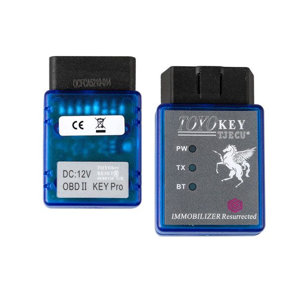 TOYO Key OBD II OBD2 Key Pro Supports Toyota G All Keys Lost Works with CN900 Mini
