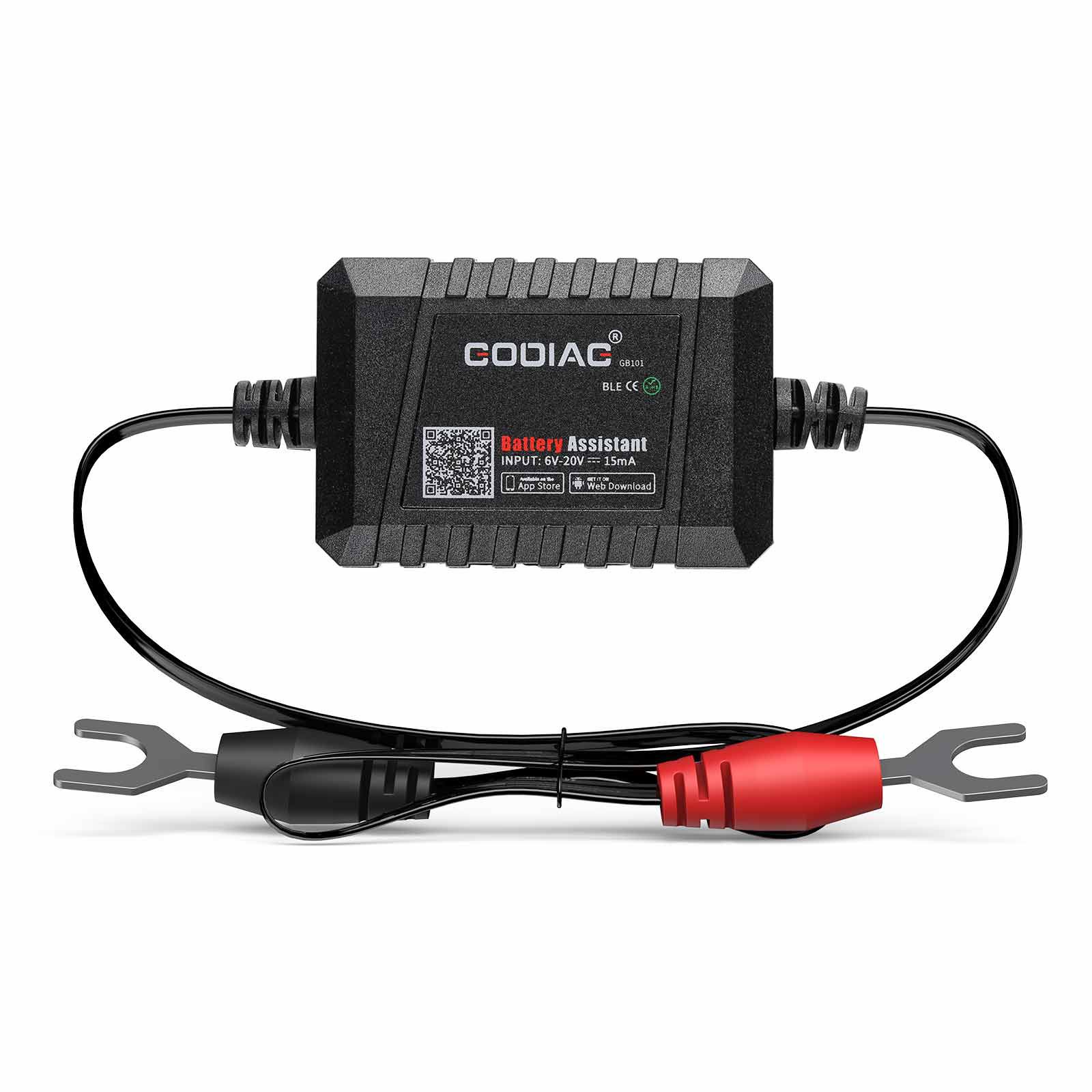 GODIAG GB101 Battery Assistant BlueTooth 4.0 Wireless 6-20V Automotive Battery Load Tester Diagnositic Analyzer Monitor for Android & iOS