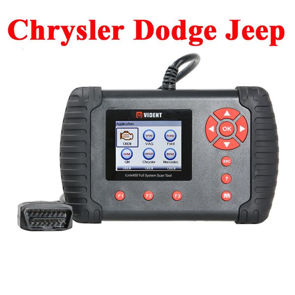 Vident iLink400 Chrysler Dodge Jeep Vident Scan Tool Full System Diagnostic Scanner Update Online