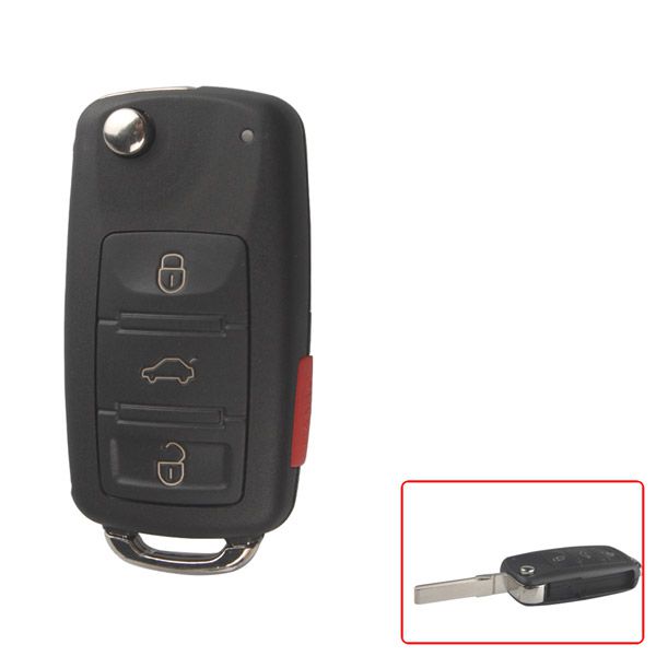 3 Button Remote Key 433MHZ for VW Touareg Free Shipping