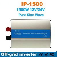 1500W Pure Sine Wave Inverter 12V/24V Input 110VAC 120VAC 220VAC 230VAC Output 50HZ 60HZ High Efficiency Converter IPower