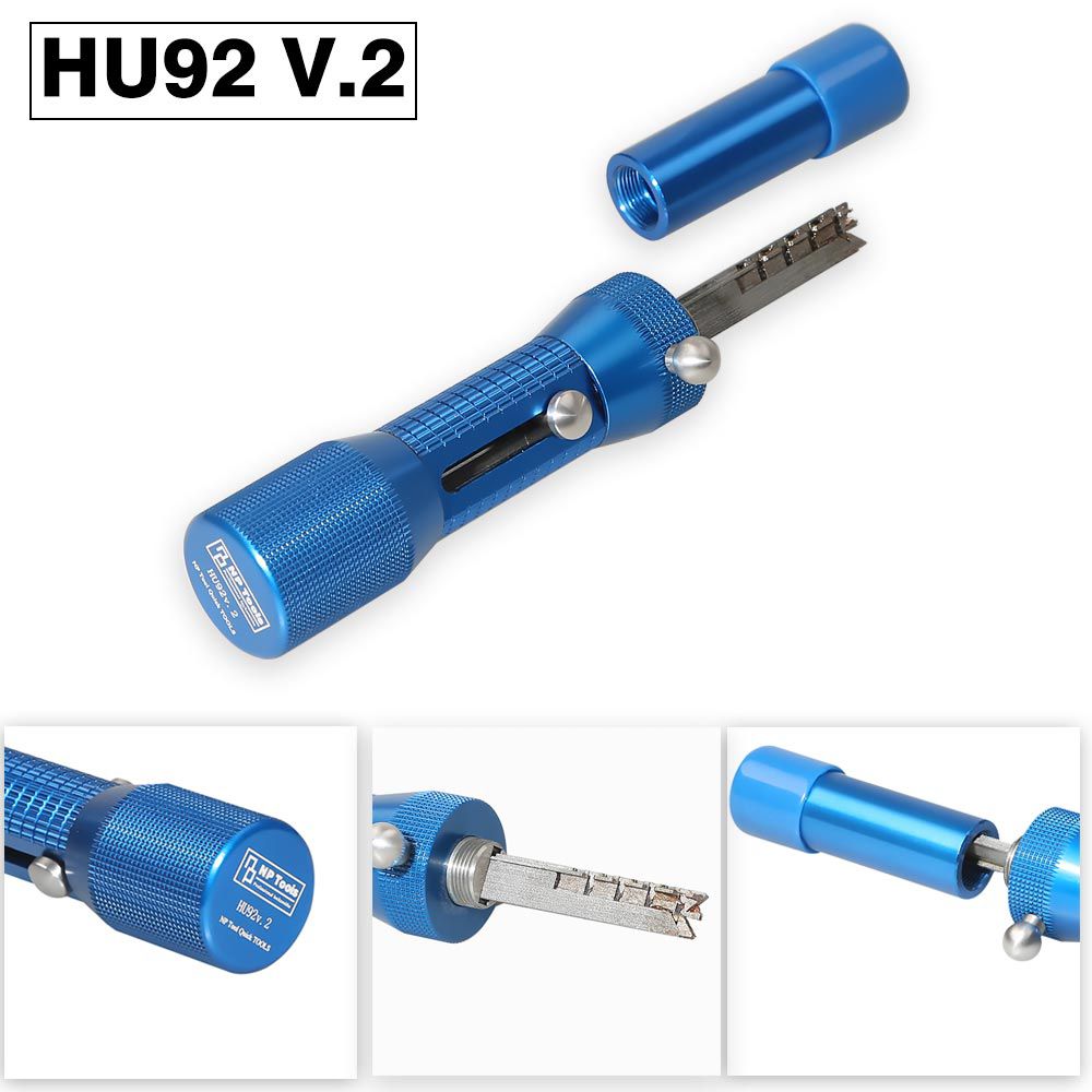 2 in 1 HU92 V.2 Professional Locksmith Tool for BMW HU92 Lock Pick and Decoder Quick Open Tool