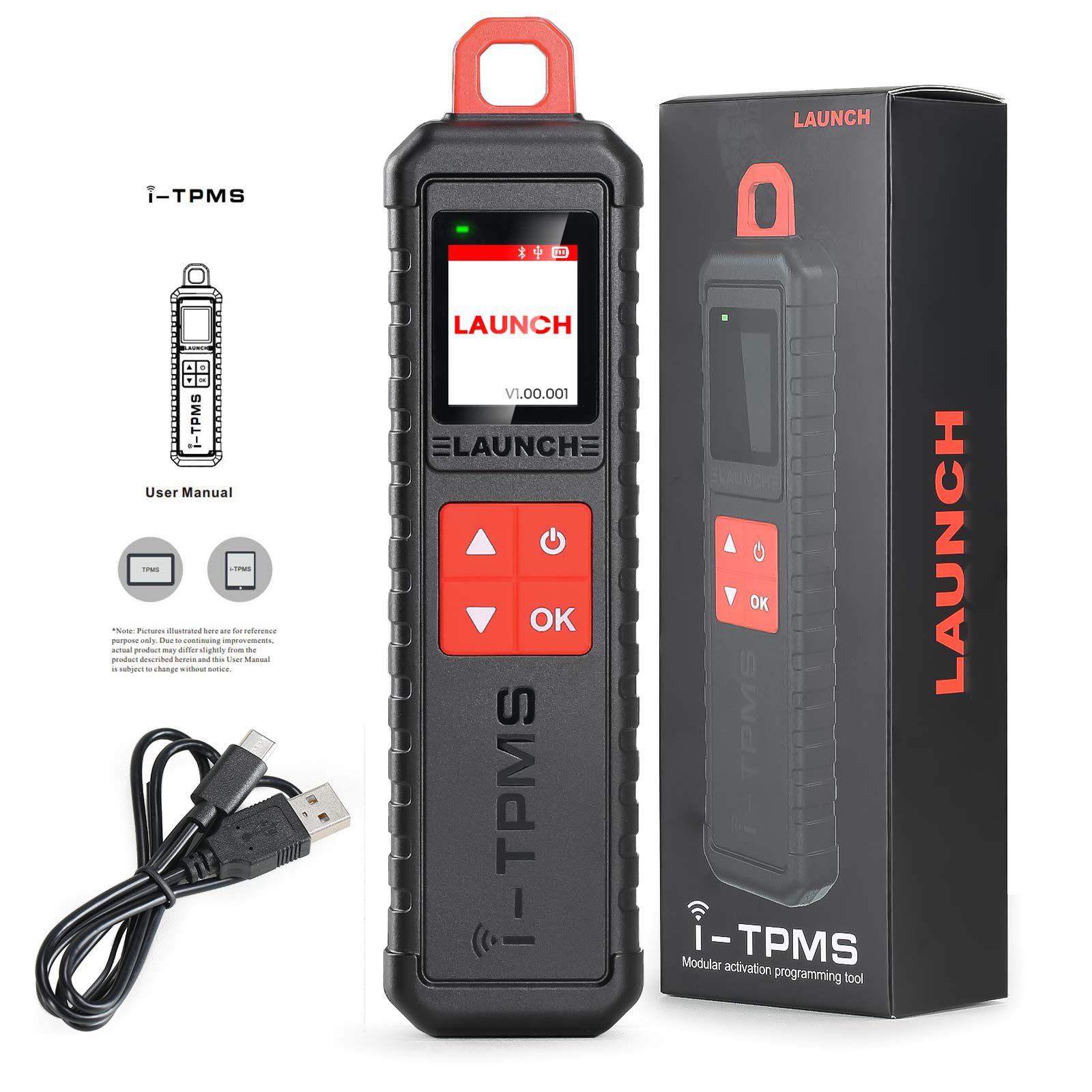 Buy 50pcs Launch LTR-03 RF Sensor 315MHz & 433MHz TPMS Sensor Tool Metal & Rubber Get one Free Launch i-TPMS Handheld TPMS Service Tool