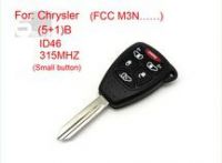 Free Shipping Remote Key 5+1 Button ID 46 315MHZ FCC M3N (Small Button) for Chrysler