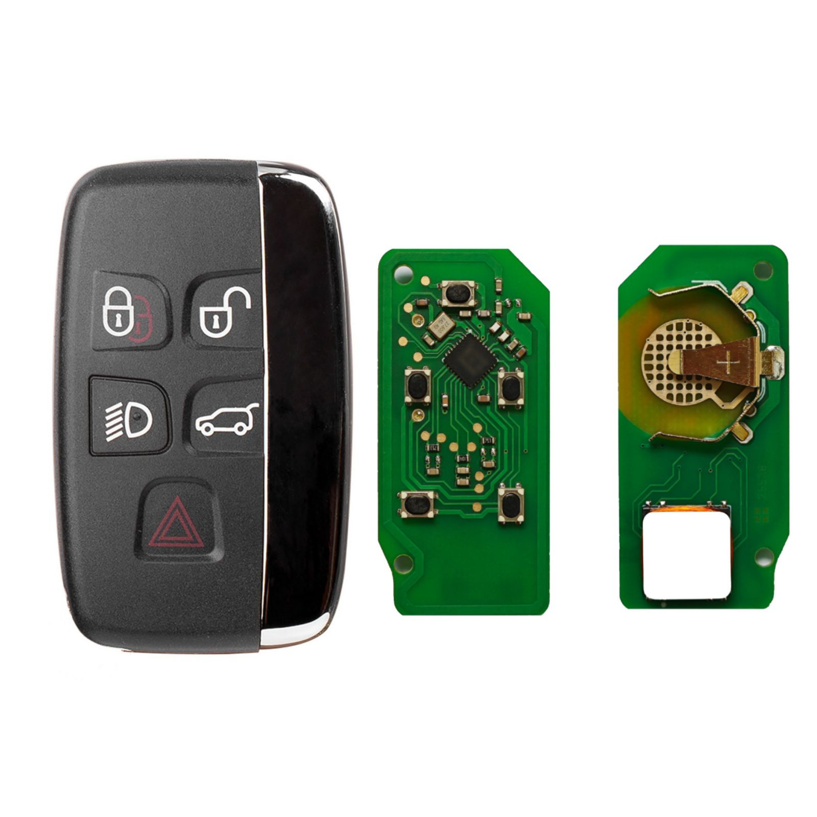 5pcs EONEBOSS JLR Key PCB with Key Shell for 2015-2018 Jaguar Land Rover Frequency: 315MHz / 433MHZ