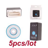 5pcs/lot New Super Mini ELM327 Bluetooth OBD-II OBD Can with Power Switch