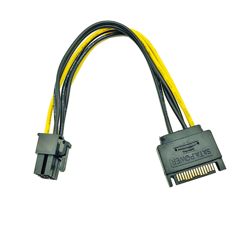 6pcs Newest VER009 USB 3.0 PCI-E Riser VER 009S Express 1X 4x 8x 16x Extender Riser Adapter Card SATA 15pin to 6 pin Power Cable