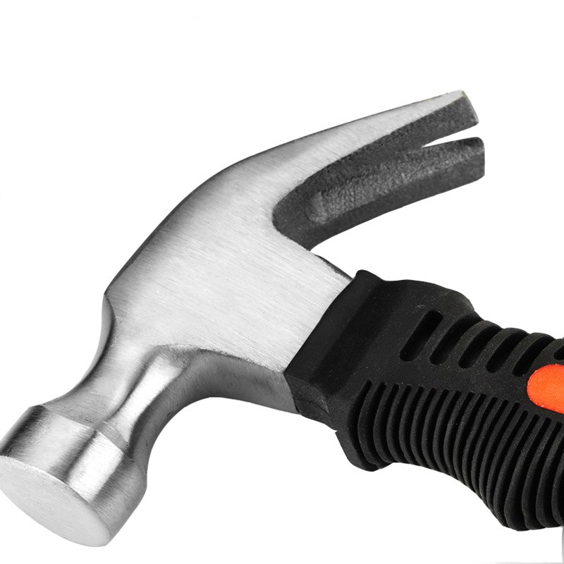 8 OZ Claw Hammer,Mini Hammer Stubby Hammers Tool,with Cushion Handle,Bright Polished Head,for Pulling Nails