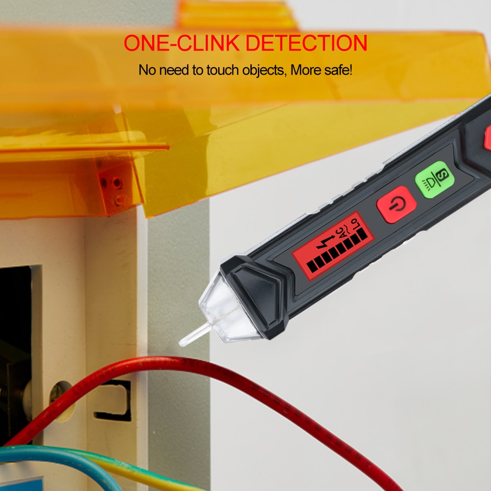 Intelligent Non-contact Alarm AC voltage detector meter Smart Tester Pen 12-1000V Current Electric Sensor Test Pencil