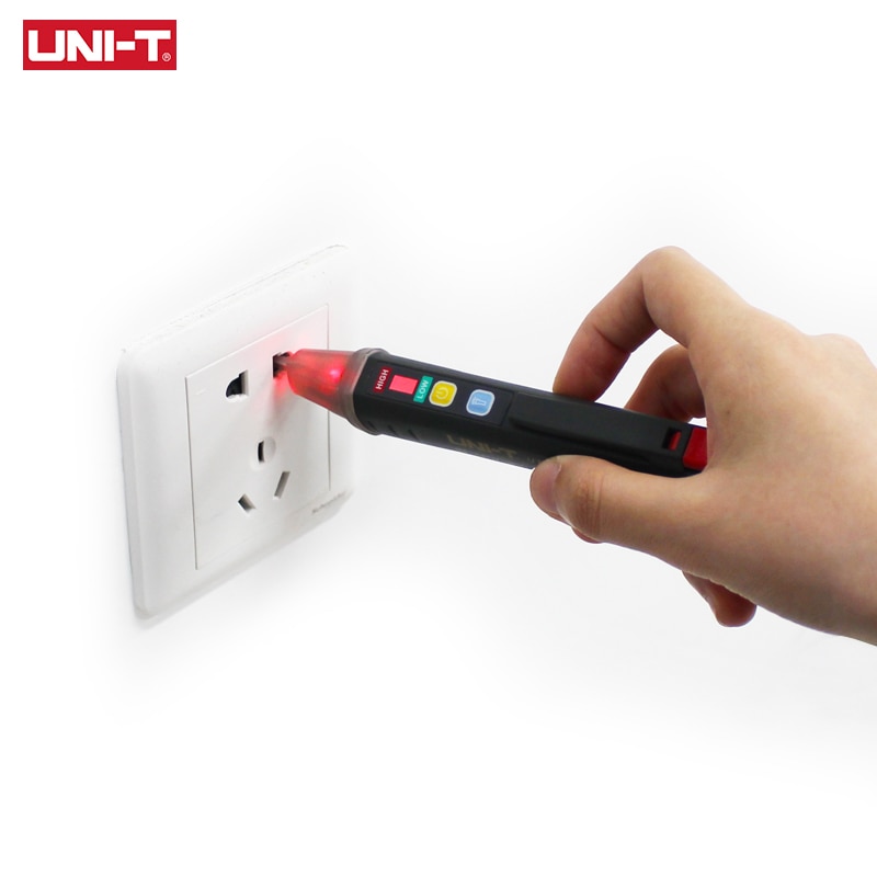 UNI-T UT12D Pro AC Voltage Tester Detector Non-contact Indicator Pencil Stick 12V-1000V Electric Power LED Light Sensor Meter