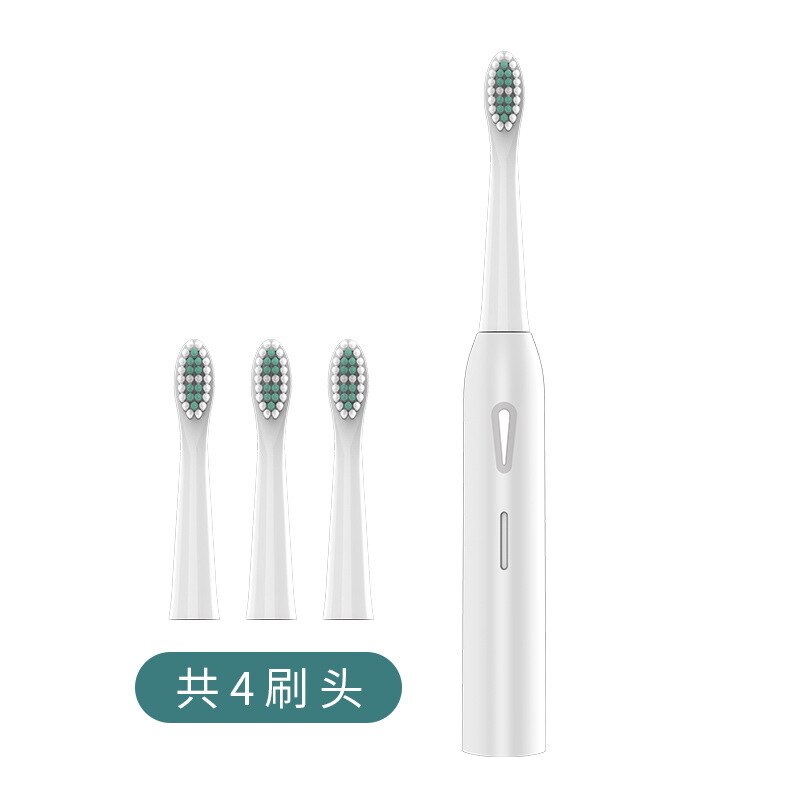Adult household clean white bright teeth electric toothbrush USB charging sonic travel hygiene super soft toothbrush