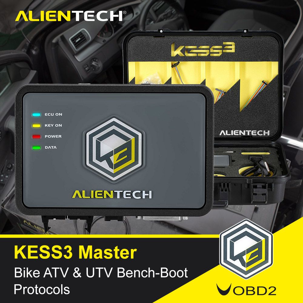 Original Alientech KESS V3 KESS3 Master Bike ATV & UTV Bench-Boot Protocols Activation