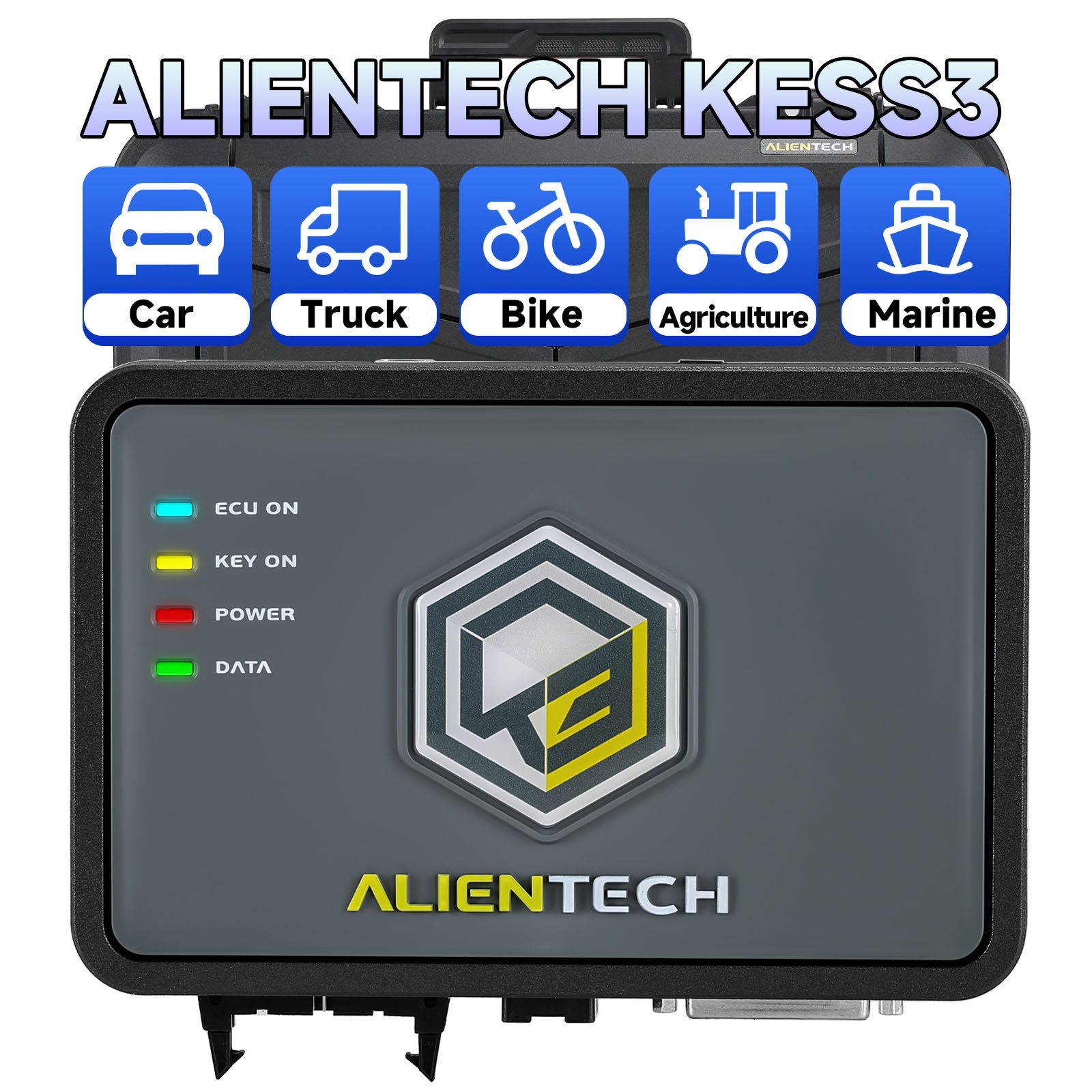 Original Alientech KESS3 ECU and TCU Programming Tool with DynoDrive Activated Via OBD / Bench and Boot Model