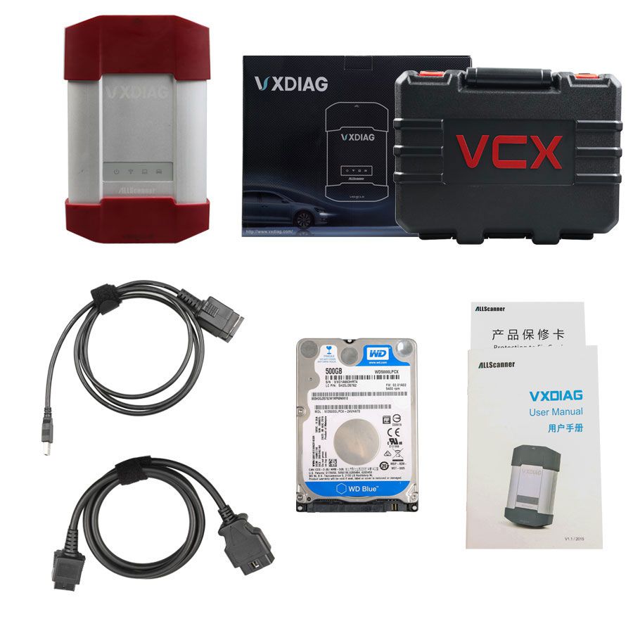 ALLSCANNER VXDIAG A3 for BMW, LAND ROVER & JAGUAR and VW with ISTA-D V40.01 ISTA-P V3.59, JLR SDD V148 and ODIS 3.10