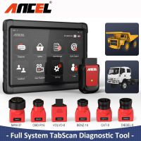 ANCEL X6 HD 24V Heavy Duty Truck Full System Diagnostic Scanner DPF Oil ECU Reset PRV Valve Test Truck Diagnostic Tool