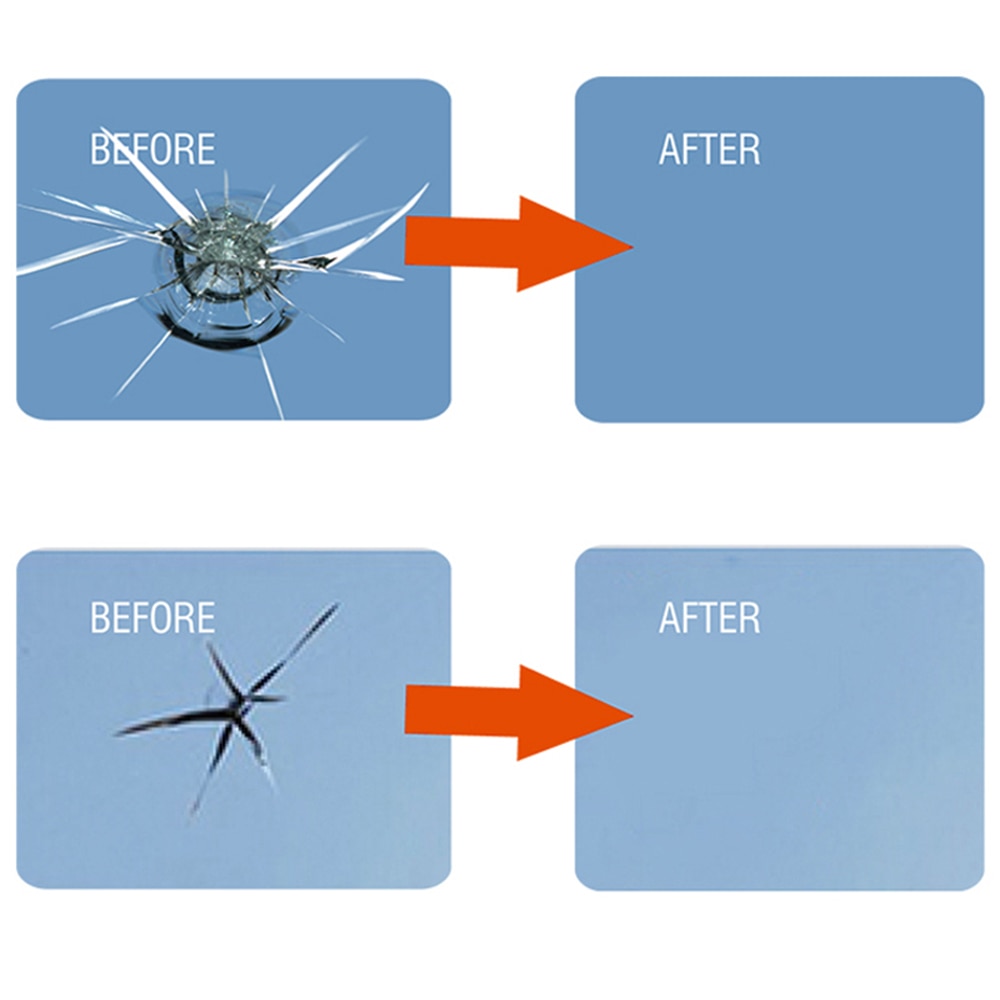 Car Windshield Repair Kit DIY Window Repair Tool Windscreen Glass Scratch Crack Restore Renewal Window Screen Polishing