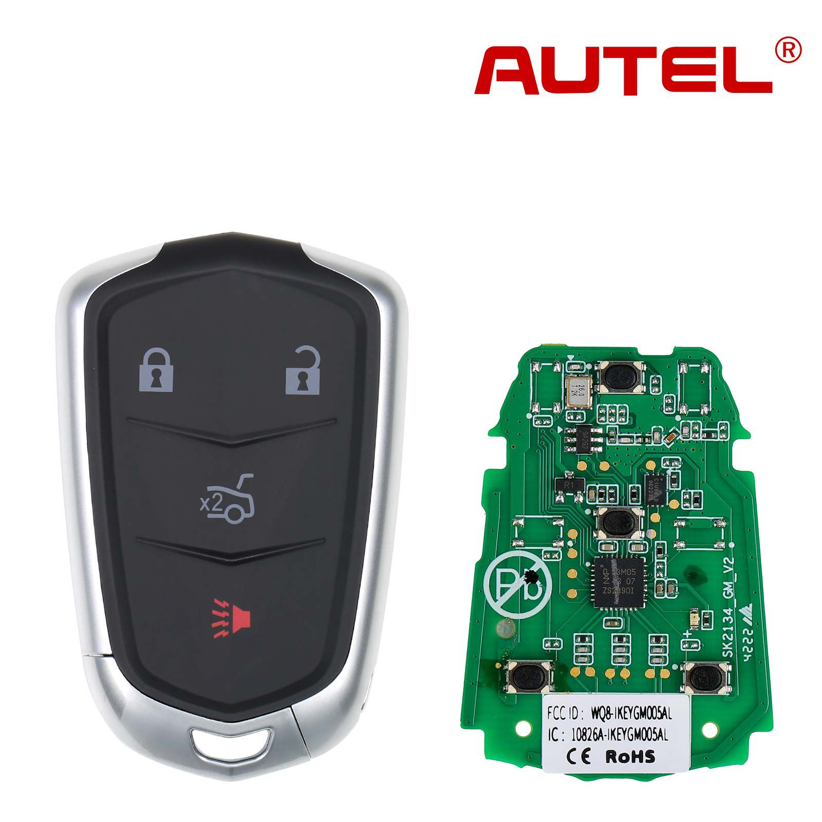 AUTEL IKEYGM004AL GM Cadillac 4 Buttons Universal Smart Key 5pcs/lot