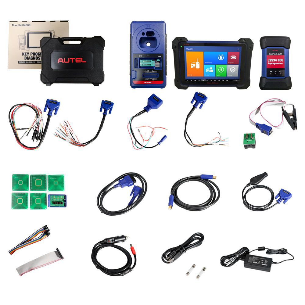 Original Autel MaxiIM IM608 Key Programmer with Free Autel APB112 Smart Key Simulator and G-BOX2 Adapter