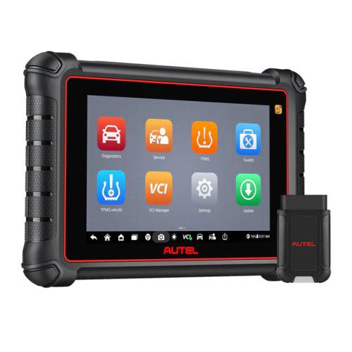 Autel MaxiCOM MK900TS MK900-TS Wireless TPMS Diagnostic Scanner with Android 11 Support DoIP/CAN FD Protocols and 40+ Services Upgraded of MK808TS