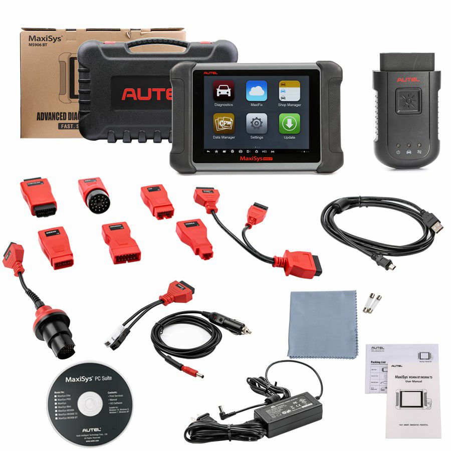 AUTEL MaxiSys MS906BT Advanced Wireless Diagnostic Devices with Android Operating System 2 Years Free Update Online