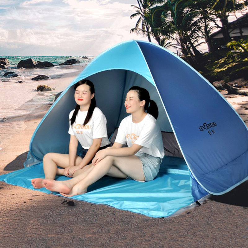 Automatic Sun Shelters Beach Tent UV Protection Pop Up Tents Sun Shade Awning Camping Outdoor Hiking Travel Shelter X318B