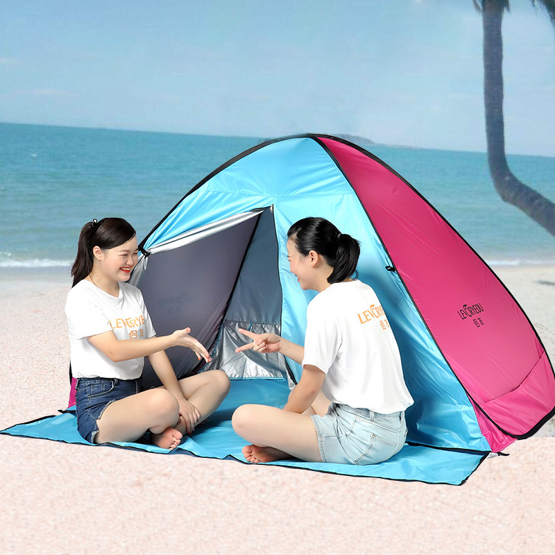 Automatic Sun Shelters Beach Tent UV Protection Pop Up Tents Sun Shade Awning Camping Outdoor Hiking Travel Shelter X318B