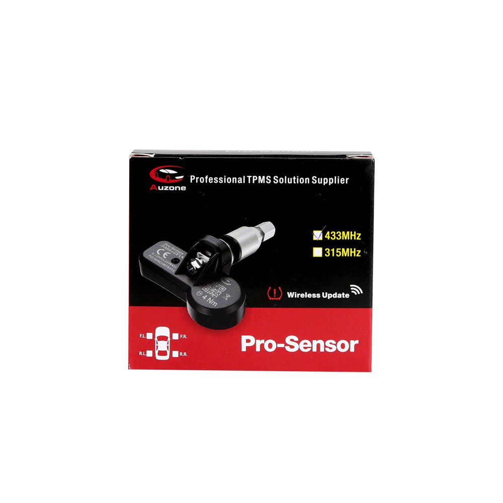 AUZONE pro-sensor 433MHZ/315MHZ programmable universal TPMS sensor better than AUTEL MX-Sensor
