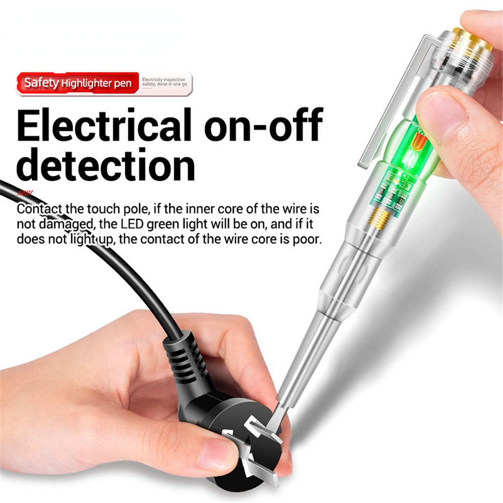 B09 B12 Voltage Detector Test Pen  Induced Electric Screwdriver Probe Zero Live Wire Detection Sensor household tester Pen
