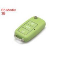 B5 Type Remote Key Shell 3 Buttons with Waterproof (Green) for Volkswagen 5pcs/lot