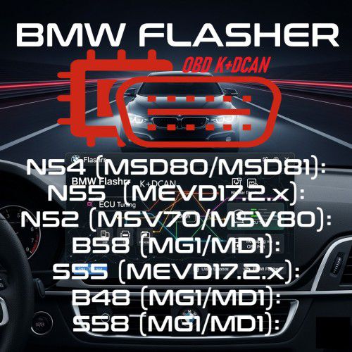 BMW DME Bench Unlock Software for GEN1 GEN2 S55 S58 B46 B48 B58 F & G Series and Toyota Supra A90 for foxflash, padflash,Kt200 User