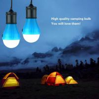 Camping Tent Light Bulb Portable Hanging Fishing Lantern Hiking Lamp Outdoor Lighting Safety Light Camping Hiking Tools