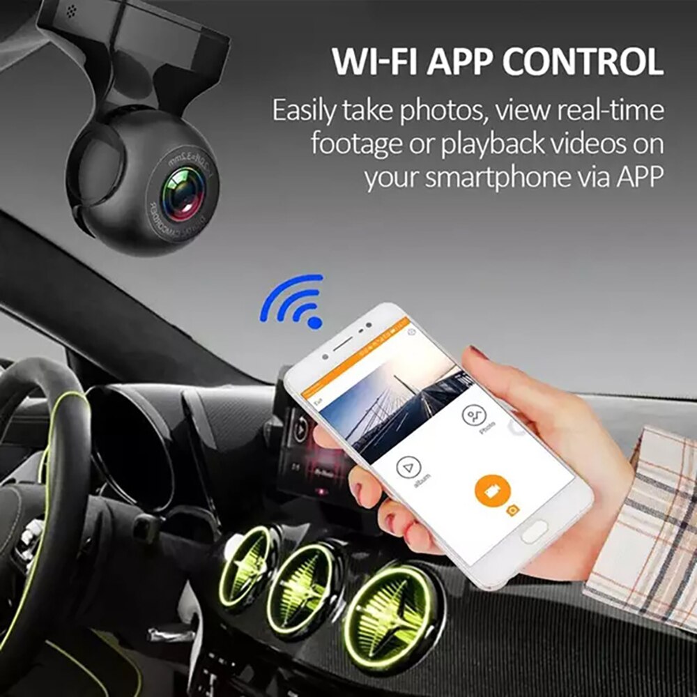 Car DVR Dashcam WiFi 1080P Full HD Vehicle Video Recorder Auto Parking Monitor Night Vision G-sensor Dash Camera Motion Detector