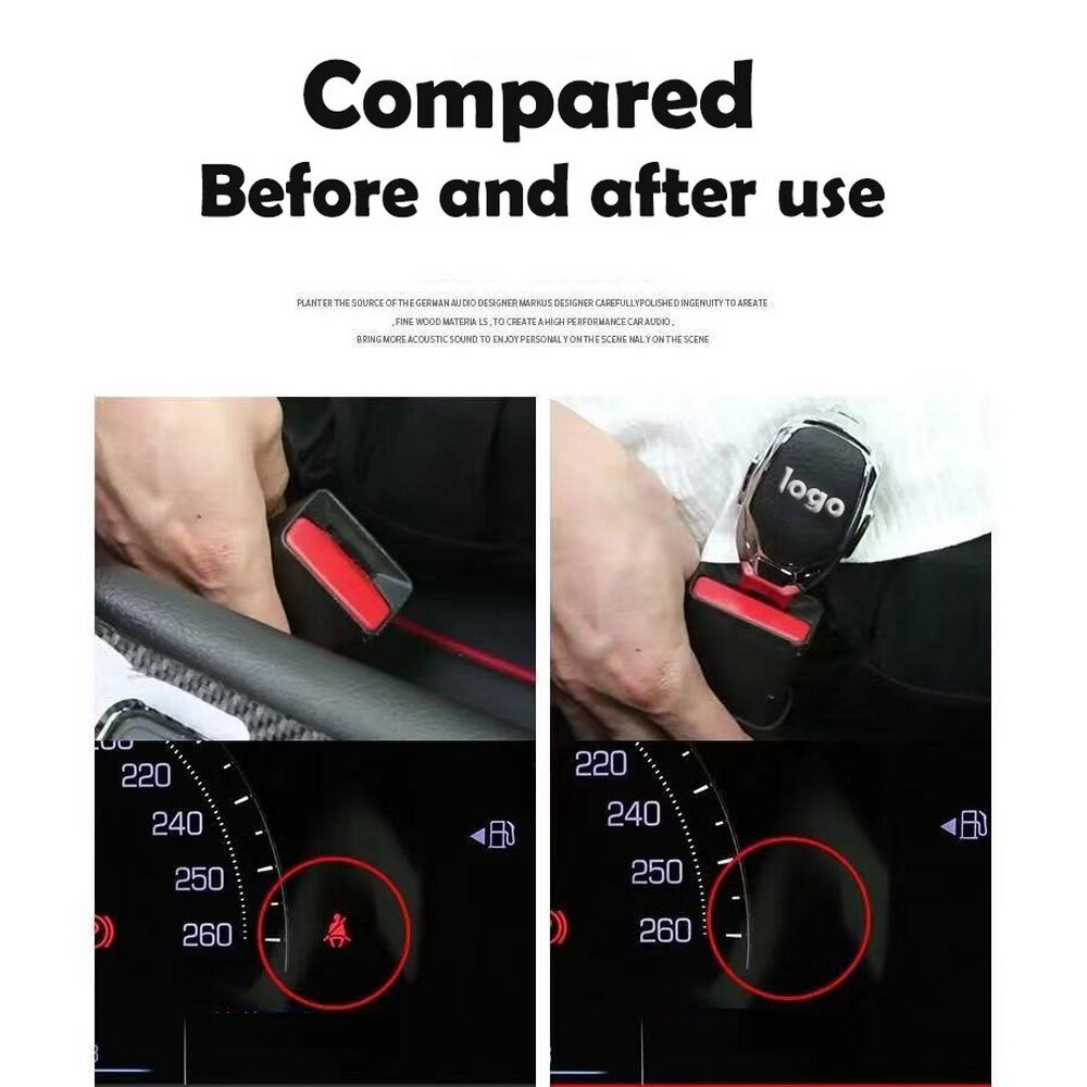 Car Seat Belt Clip Extenders Plug Seatbelt Buckle Lock Socket for BMW Audi Honda Kia Nissan Hyundai VW Safety Buckle
