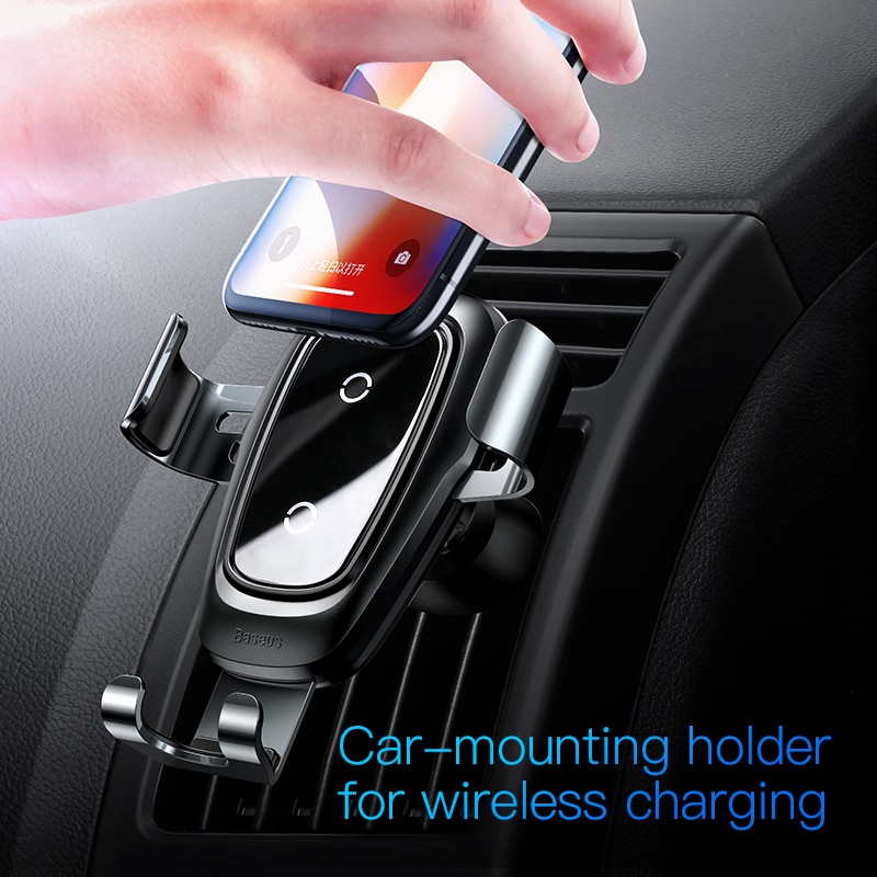 Car Wireless Charger Gravity Car Phone Holder Auto Phone Support 10W Fast Charging For iPhone 11 Samsung S20 plus Xiaomi