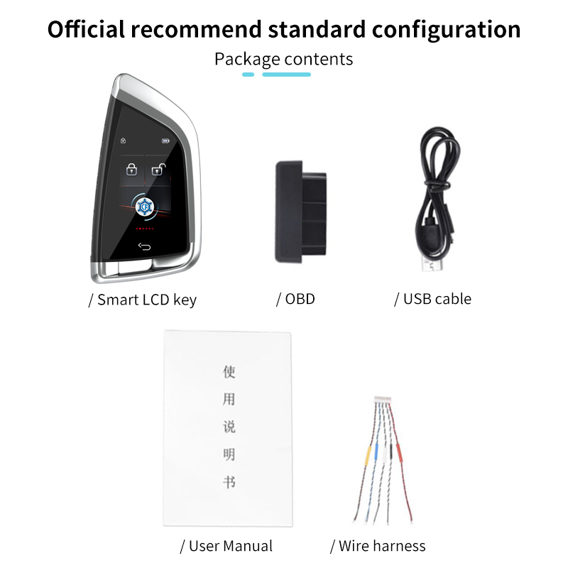 CF568 Universal Modified Smart LCD Key Screen Display For BMW/Benz/Audi/VW For Kia Keyless Entry Automatic Door