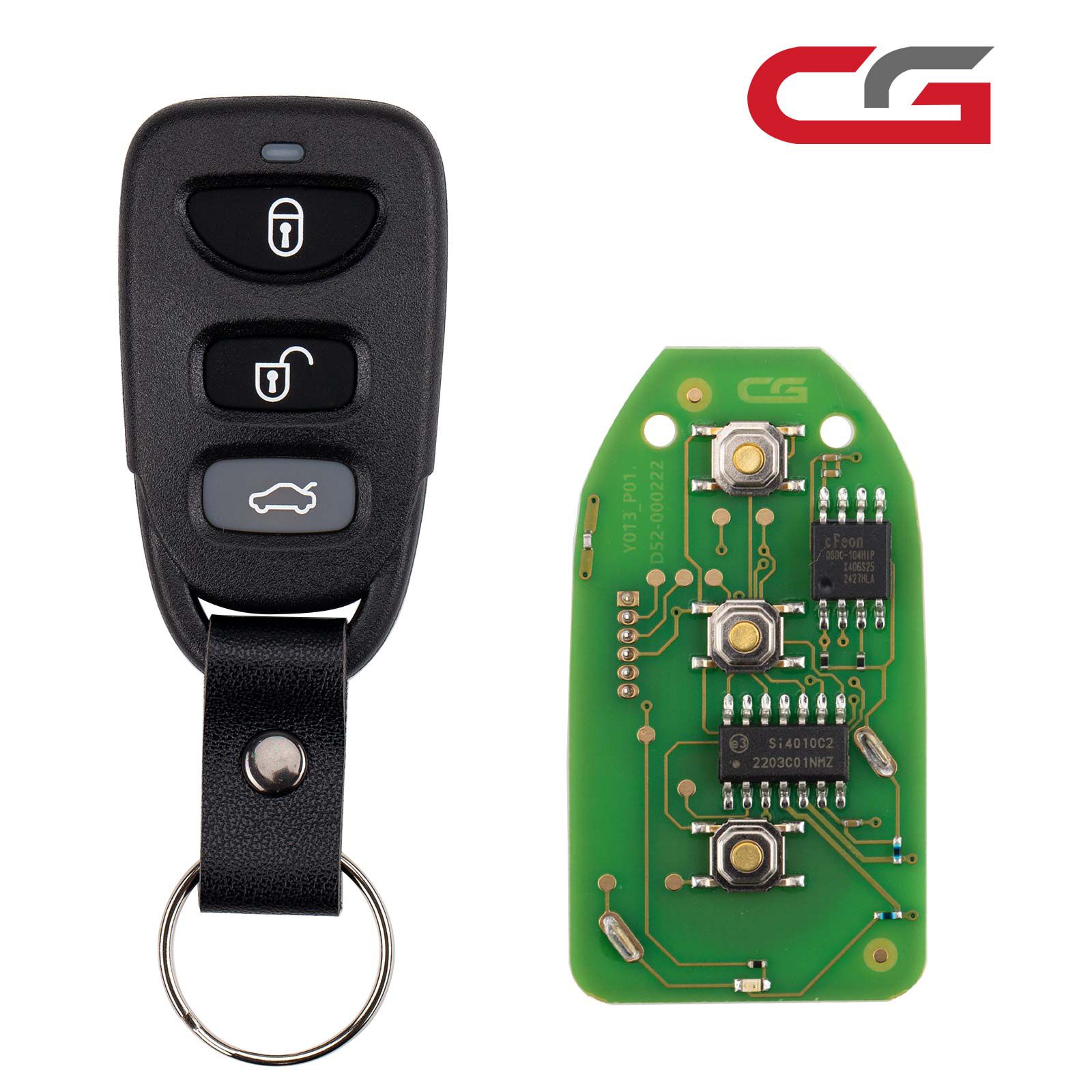 CG A09-3+1 HYU.D Style(Separate-3+1BTN)) 4 Buttons Wire Remote Used with CGDI K2 Key Programmer 5pcs/lot