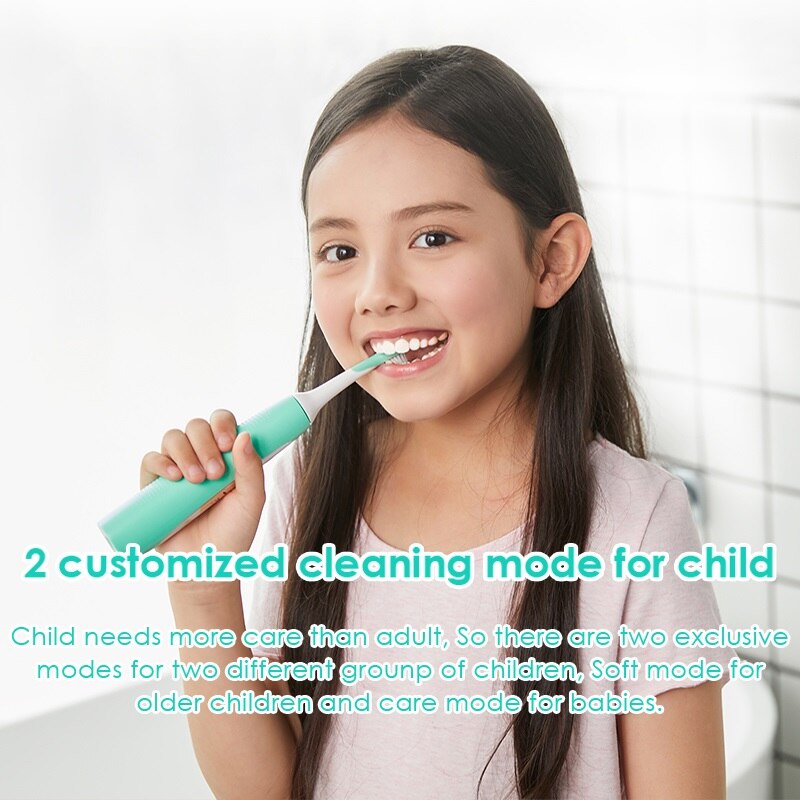 Children Electric Toothbrush Sonic Brush Teeth Child Kid Automatic Toothbrush Wireless Charging IPX7