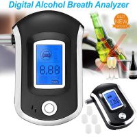 Police Professional Digital Breath Alcohol Tester Breathalyzer With LCD Dispaly Alcohol Testing BAC