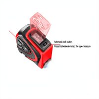 Laser Measuring Tape Measure 40M Digital Distance Meter Rangefinder Retractable 5m Laser Ruler Trena a laser Professional