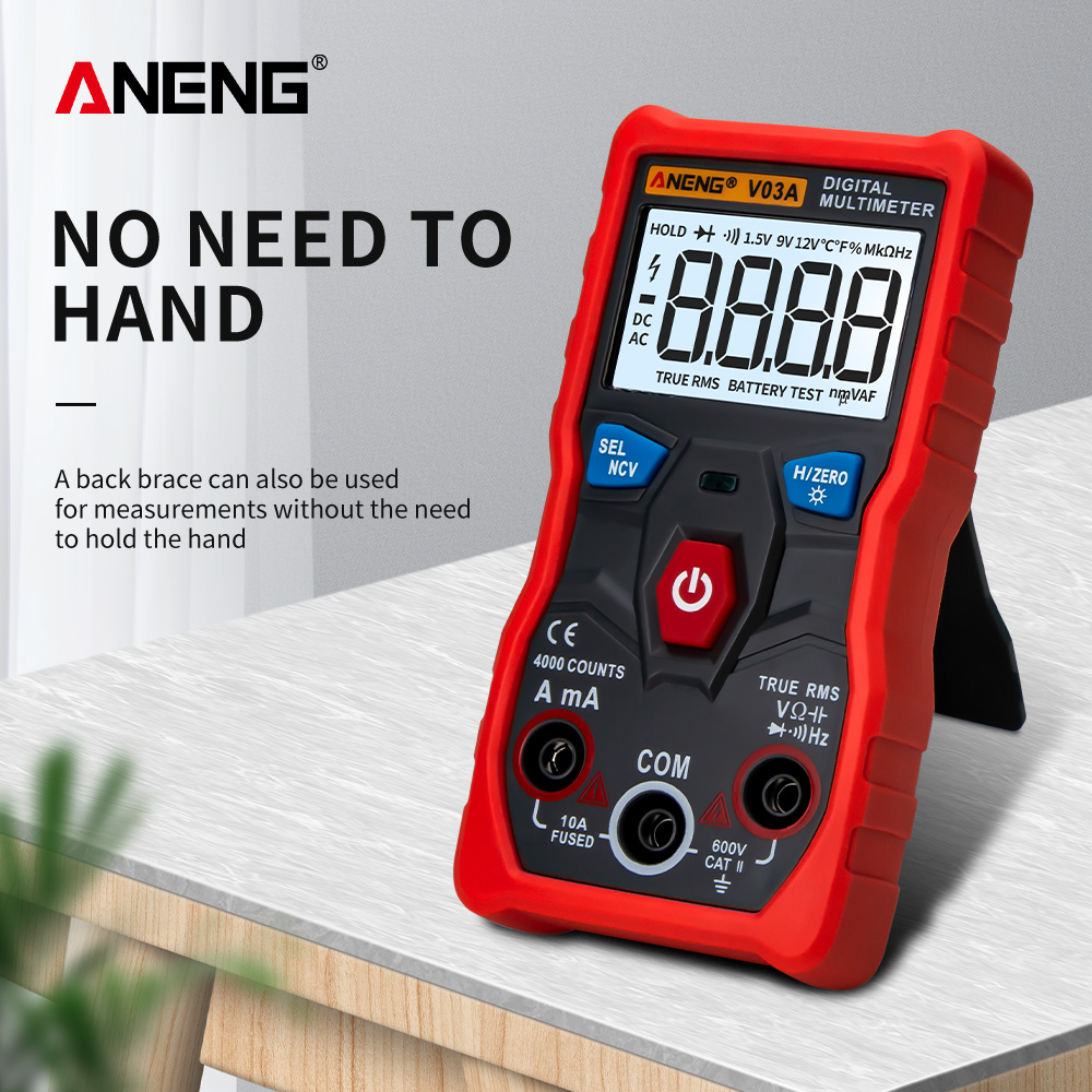 ANENG V03A analog Measurement Digital Multimeter esrmeter multimeter auto power off testers tools for auto ac mutimetro