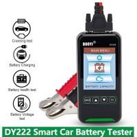 DUOYI DY222 Car Battery Tester 12V 24V Digital Automotive Diagnostic Battery Tester Analyzer 2000CCA Cranking Charging Test Tool