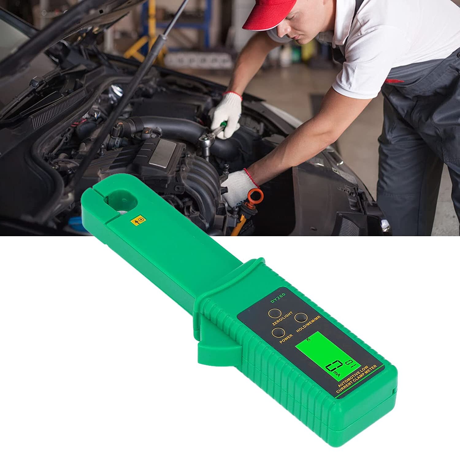 DUOYI DY260 Portable AC/DC Leakage Current Clamp Meter Tester And OEM Multimeter 0mA-60A for Car Automotive Current Tester