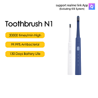 realme N1 Sonic Electric Toothbrush 130 Days Battery Life HFrequency Sonic Motor 3 Mode USB Charger Rechargeable Tooth Brushes