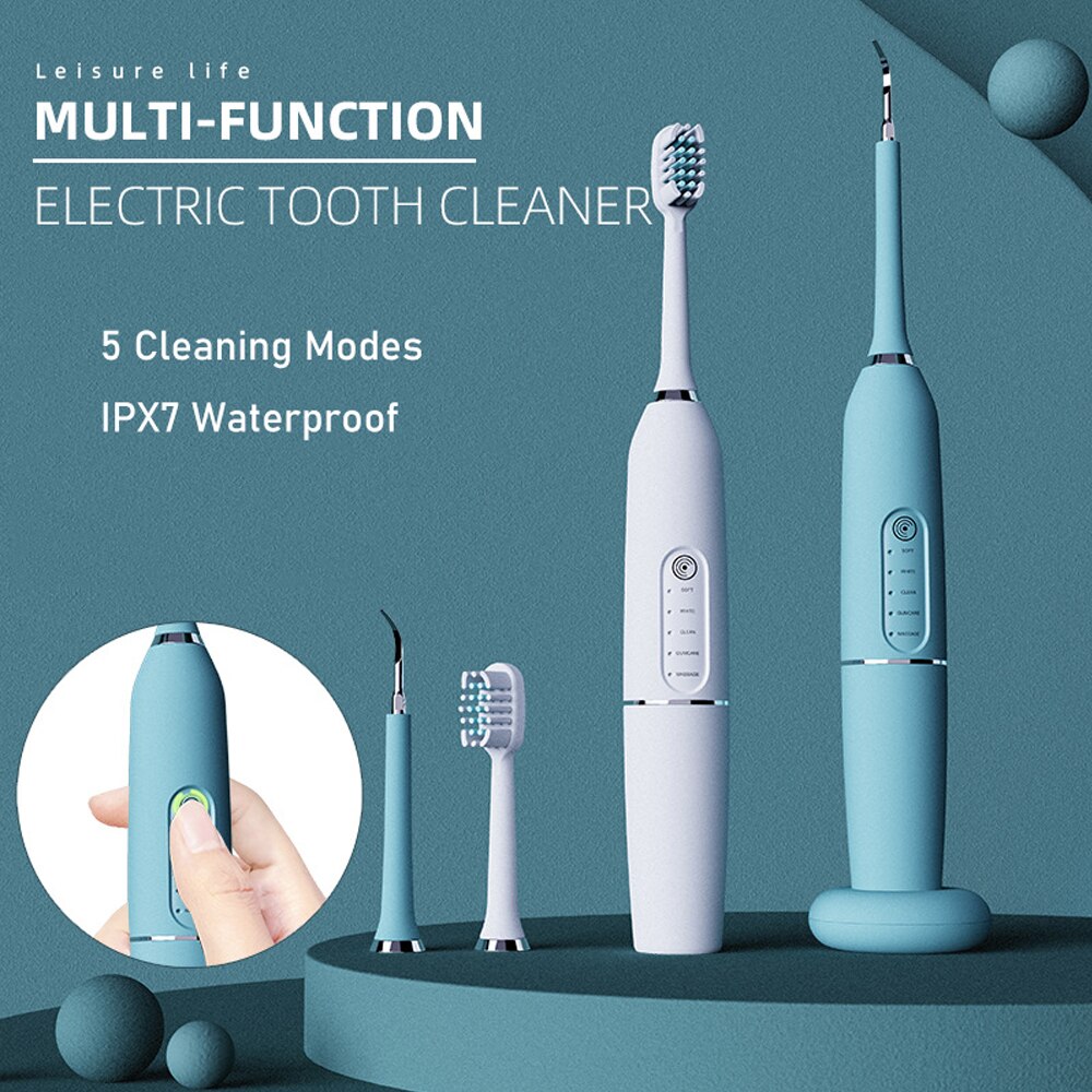 Electric Toothbrush Dental Calculus Remover Scaler For Teeth Whitening Cleaning USB Tartar Tooth Cleaner Tool