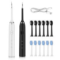 Electric toothbrush set Sonic Dental Calculus Remover Scaler For Teeth Whitening USB Portable Tartar Tooth Cleaner Tool Kits