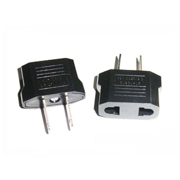 Euro EU to US USA Travel Charger Adapter Plug Converter