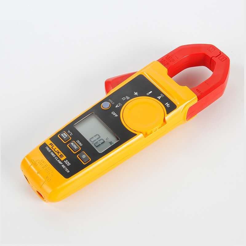 F325 True-RMS Clamp Meter AC DC Current and Voltage Tester Resistor Capacitance Frequency Temperature Multimeter